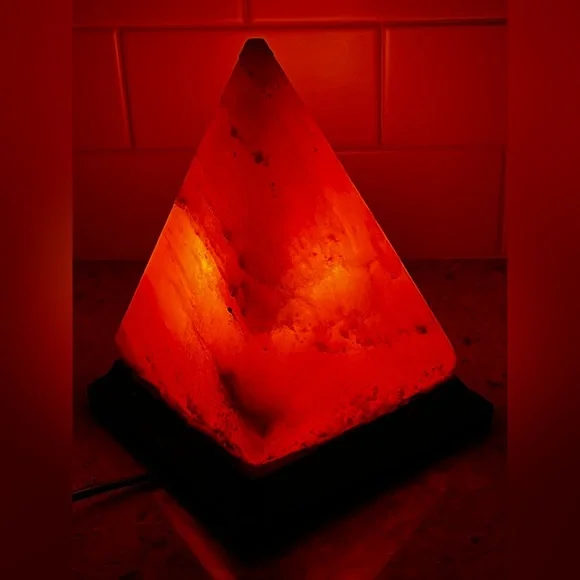 Pyramid Himalayan Salt Lamp - Picture 7 of 16